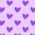 Morado corazones